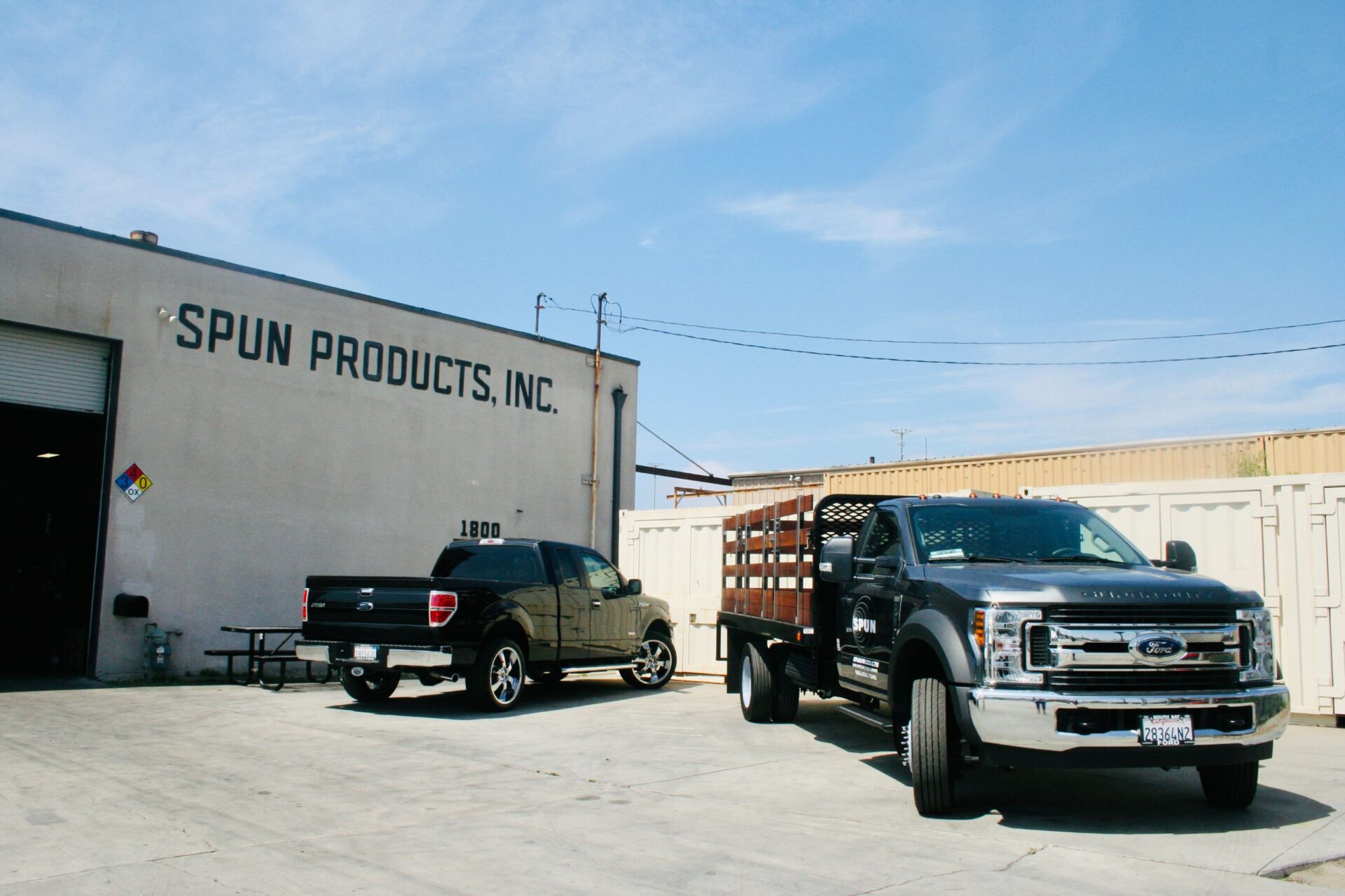 Spun Products, Inc. original location on 9th Street.